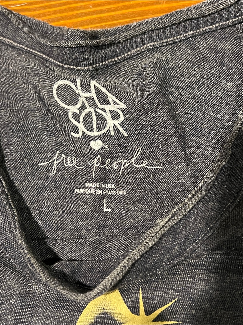 Free People Chaser Pink Floyd Tee Shirt Size Large Made in USA - Picture 3 of 10